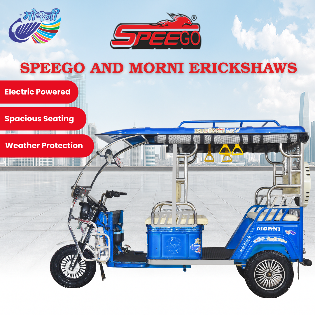 Morni DLX Steel  E Rickshaws