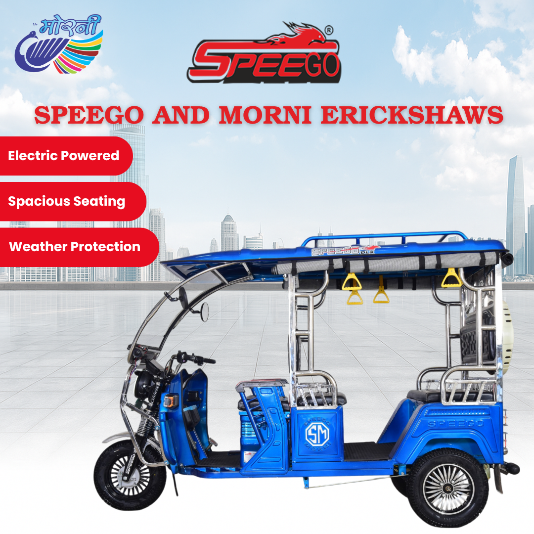 Speego DLX Iron and Steel E Rickshaws Manufacturer in India