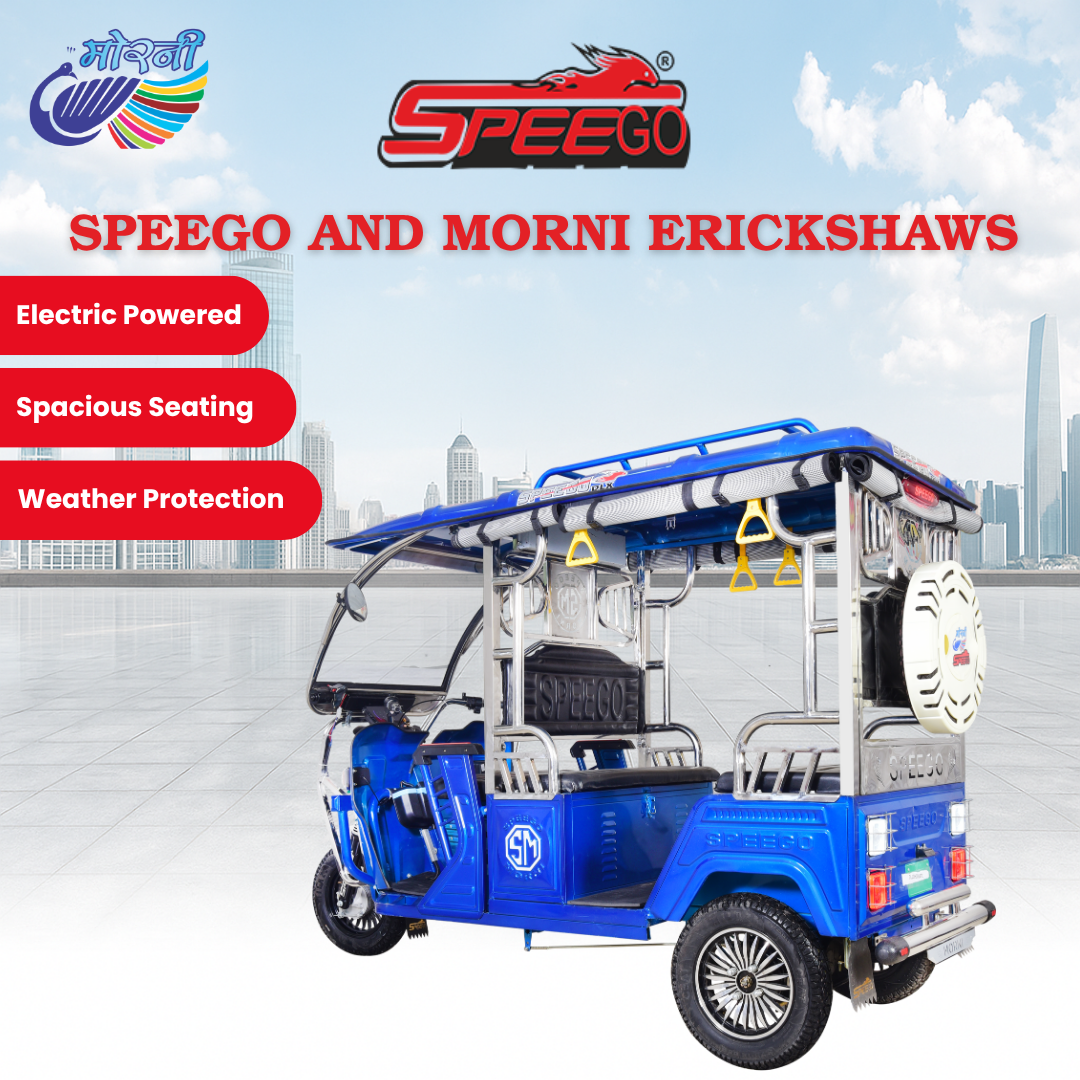 Speego DLX Iron and Steel E Rickshaws Manufacturer in India